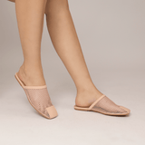 Mule Feminino Tela Rose