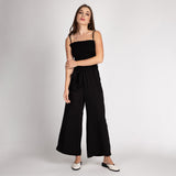 Mule Bico Fino Salto Quadrado Offwhite