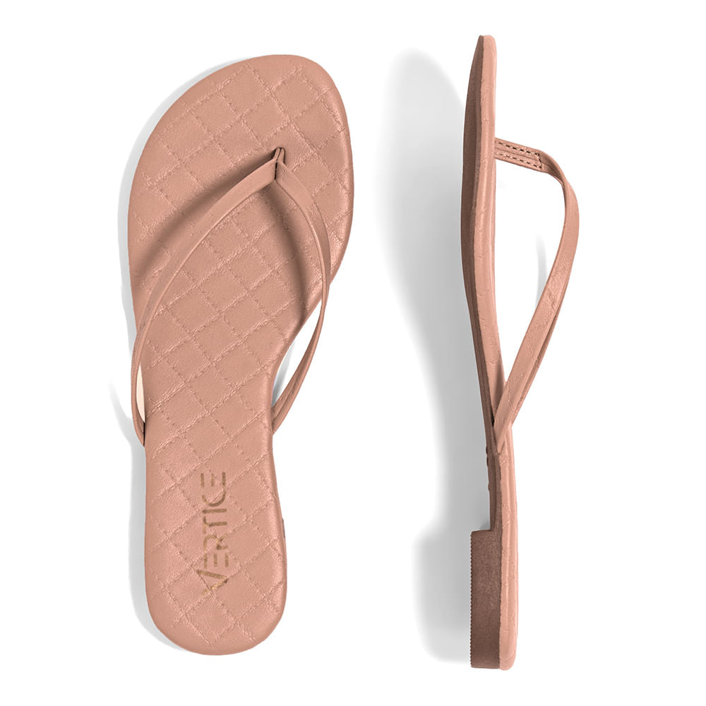 Sandália Rasteira  Flat Slim Rosado