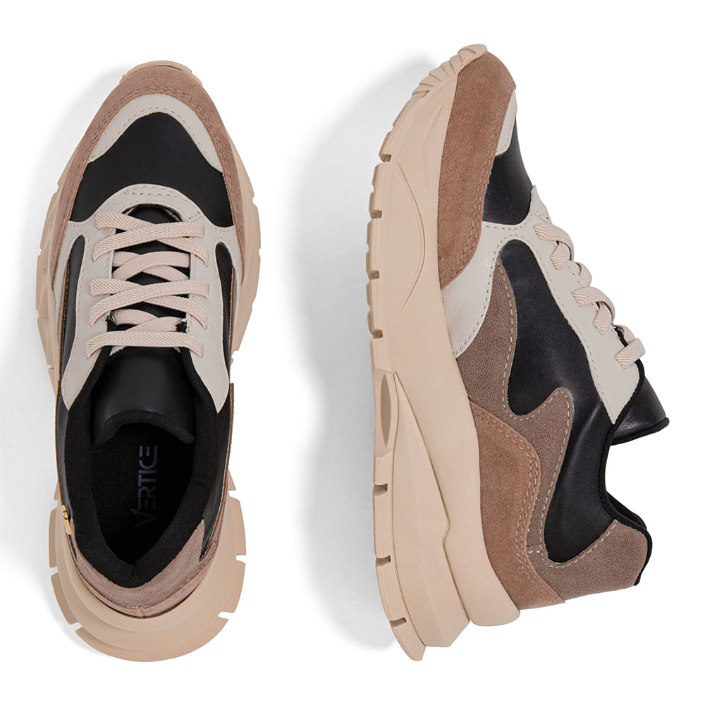 Tênis Jogging Esportivo  Preto