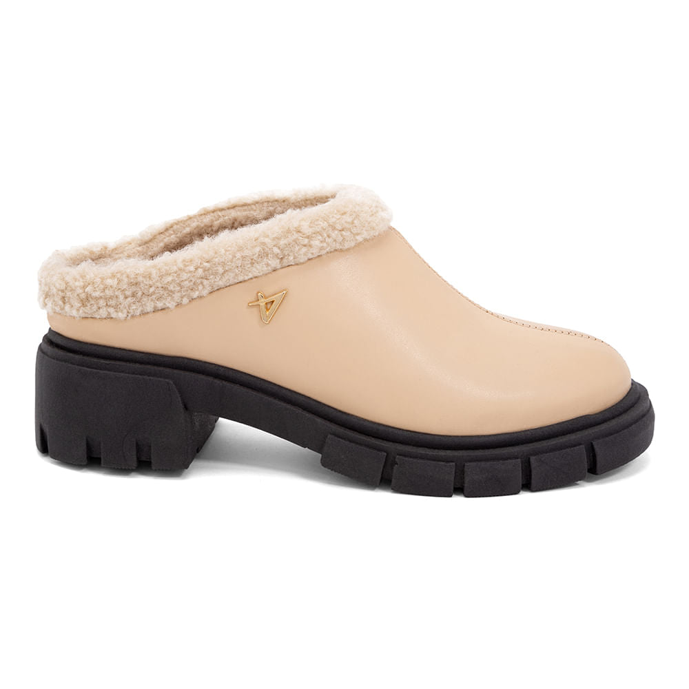 Bota Mule Solado Tratorado Porcelana