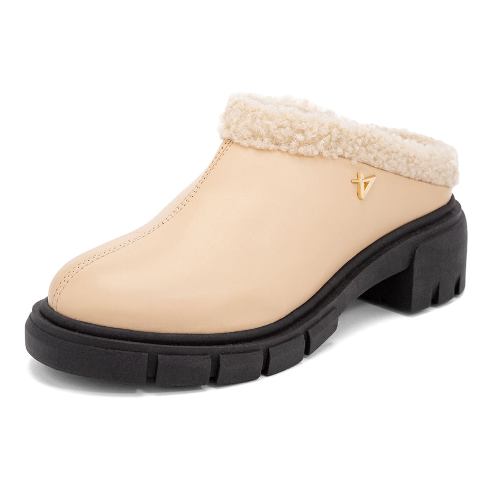 Bota Mule Solado Tratorado Porcelana
