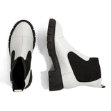 Bota Coturno Tratora Cano Médio  Offwhite