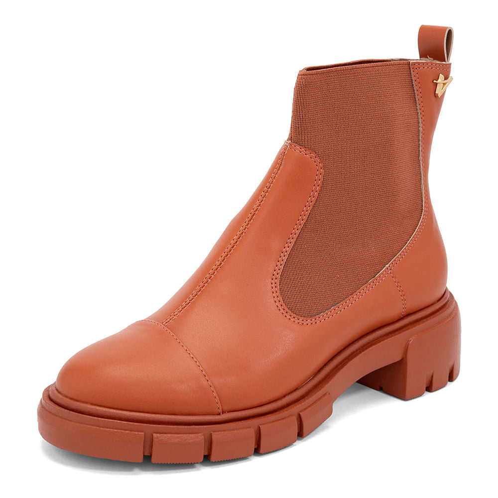 Bota Coturno Tratora Cano Médio  Marrom