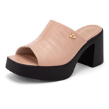 Tamanco Clog Meia Pata  Natural