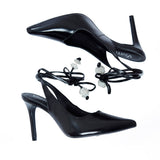 Scarpin Amarração Hotfix Preto