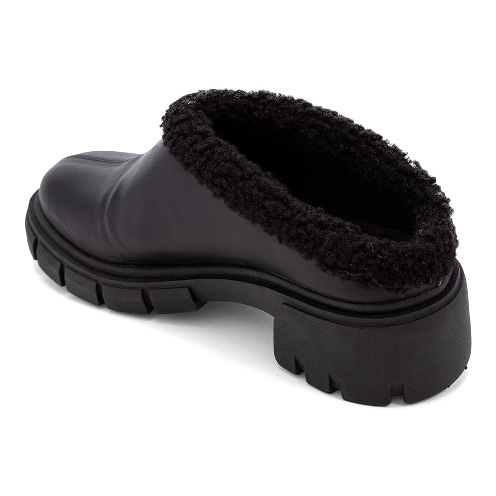 Bota Mule Solado Tratorado Preto