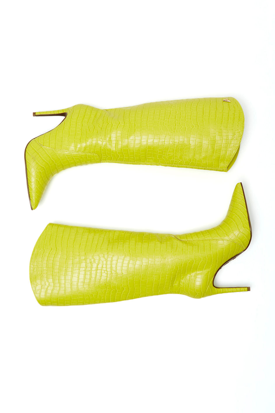 Bota Cano Longo Salto Fino  Verde