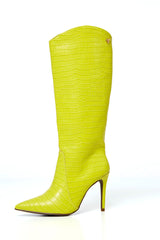 Bota Cano Longo Salto Fino  Verde