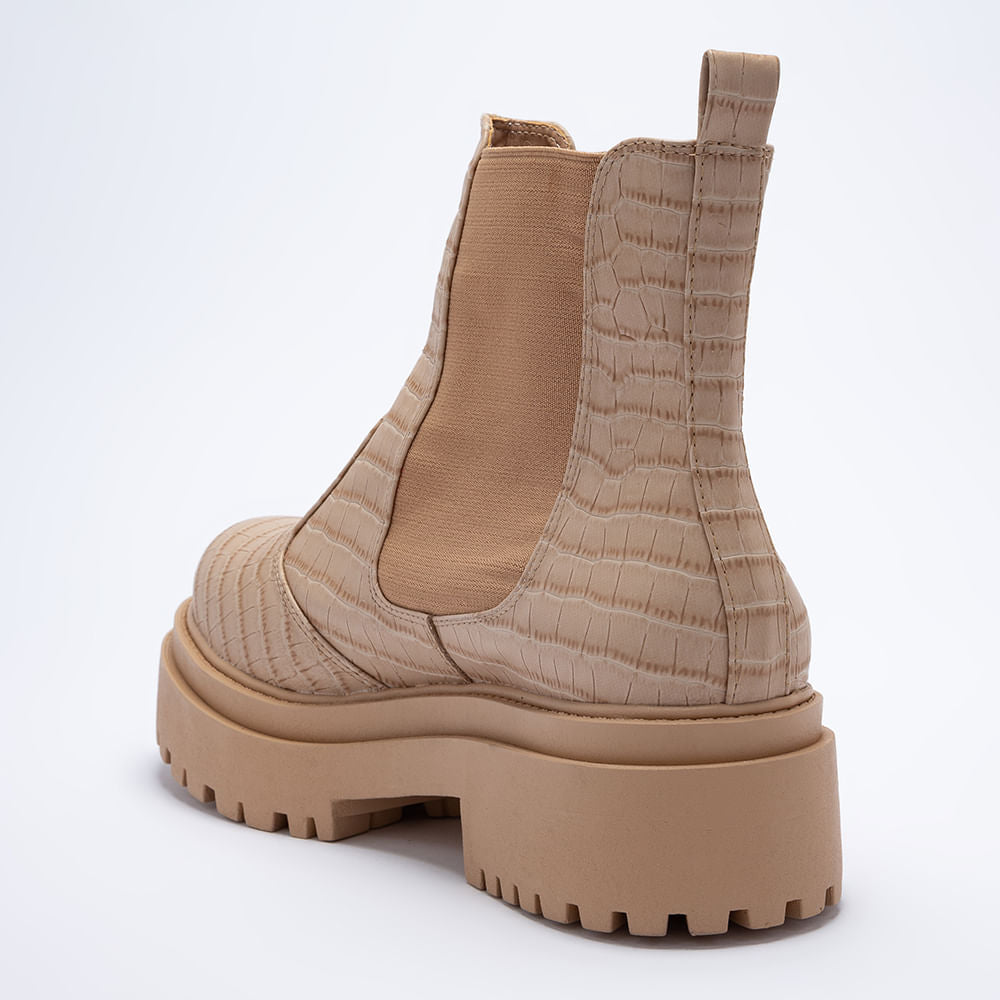 Bota Coturno Tratorada Croco Bistro
