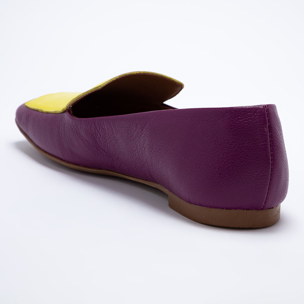 Mocassim Loafer Feminino Couro