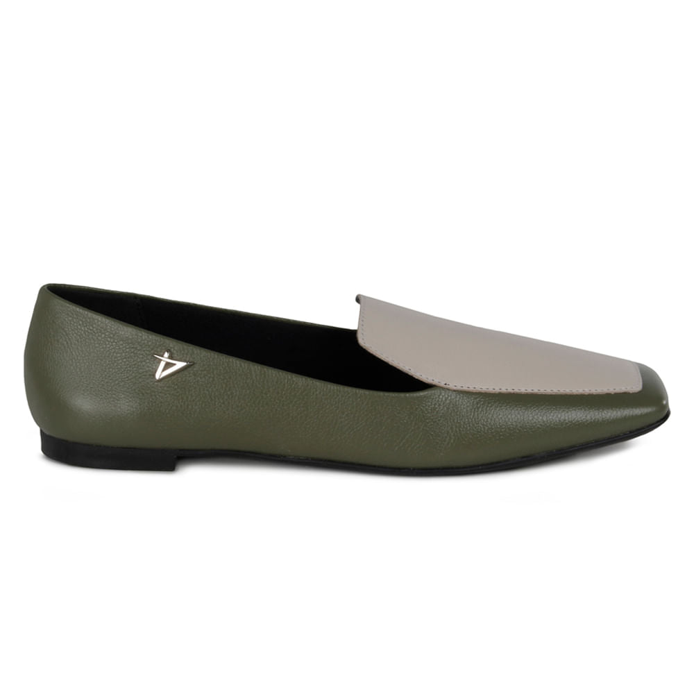 Mocassim Loafer Feminino Couro Tomilho