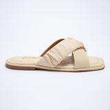 Rasteira Flat  Scrunchie  Off White