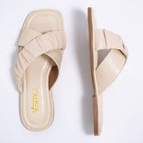 Rasteira Flat  Scrunchie  Off White