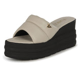 Tamanco Feminino Palmilha Soft Tiras Comfy  Offwhite