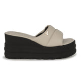 Tamanco Feminino Palmilha Soft Tiras Comfy  Offwhite