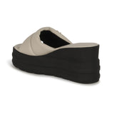 Tamanco Feminino Palmilha Soft Tiras Comfy  Offwhite