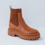 Bota Coturno Tratorada Cano Médio Ambar