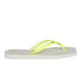 Chinelo Tira Lisa   Lima/offwhite