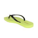 Chinelo Tira Lisa  Preto/lima