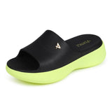 Sandália Slide Papete Nuvem  Preto\ Neon