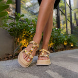 Birken Plataforma Spike Dourado