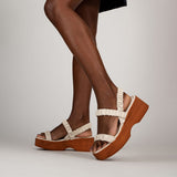 Papete Feminina Plataform Comfy  Offwhite