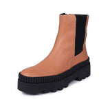 Ankle Boot Chelsea com Solado  Chunky  Blush