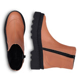 Ankle Boot Chelsea com Solado  Chunky  Blush