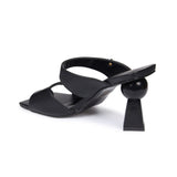 Mule Feminino Salto Médio  Preto