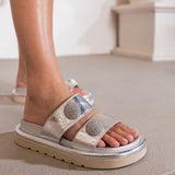 Birken Com Esferas de Strass Prata