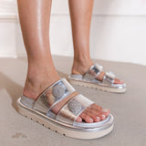 Birken Com Esferas de Strass Prata