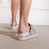 Birken Com Esferas de Strass Prata