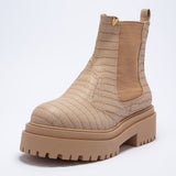 Bota Coturno Tratorada Croco Bistro