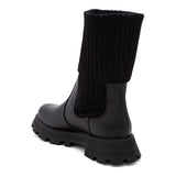 Bota Meia Coturno Cano Médio Tratorada  Preto