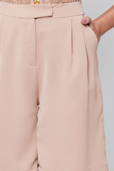 Bermuda Jords com Bolsos Faca Areia