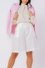 Bermuda Jords com Bolsos Faca Offwhite