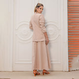 Blazer Linho Alfaiataria Nude