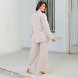Blazer Alfaiataria Botões Nude
