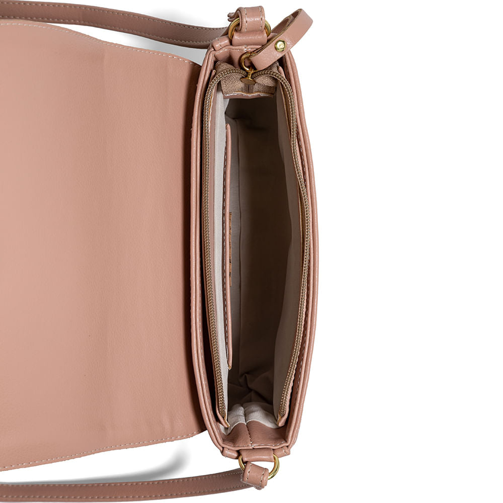 Bolsa Tiracolo Crossbody Nude