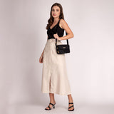 Bolsa Crossbody Fivela Preto