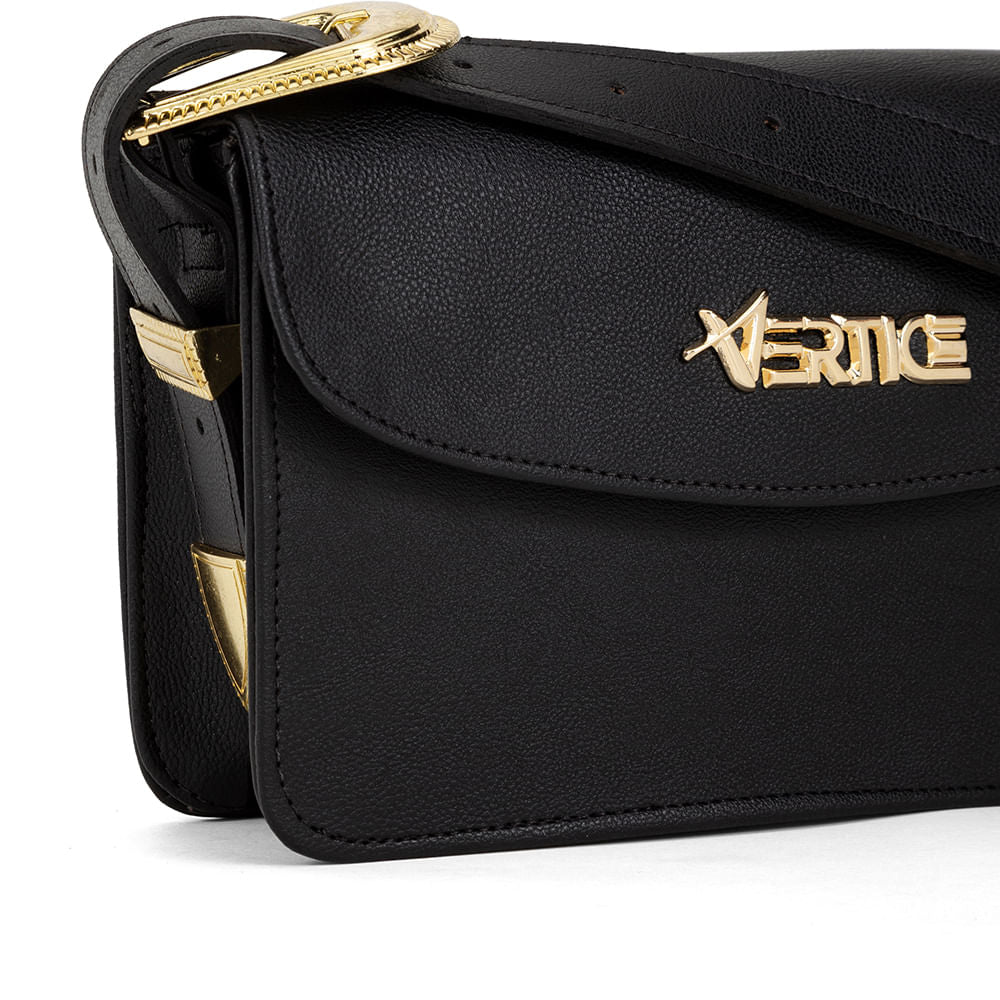 Bolsa Crossbody Fivela Preto