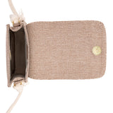 Bolsa Carteira Transveral de Lado Marrom