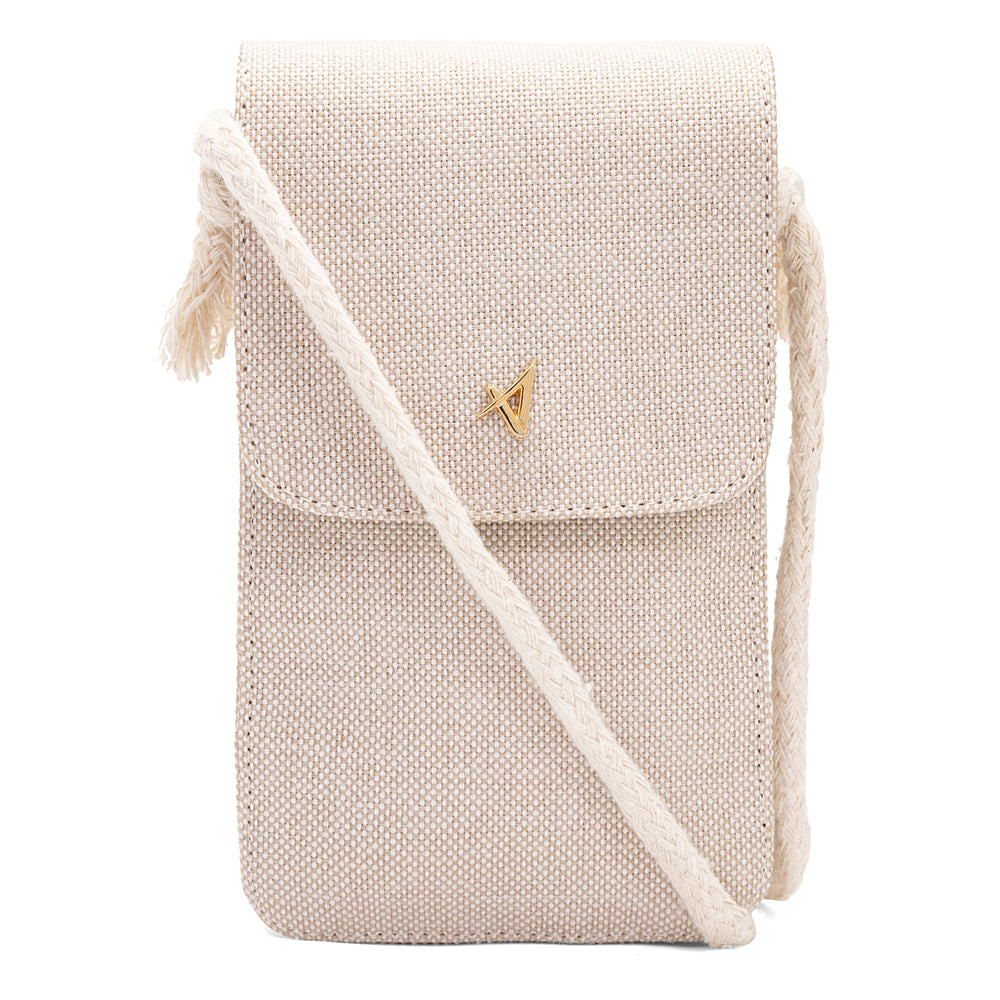 Bolsa Carteira Transveral de Lado Palha