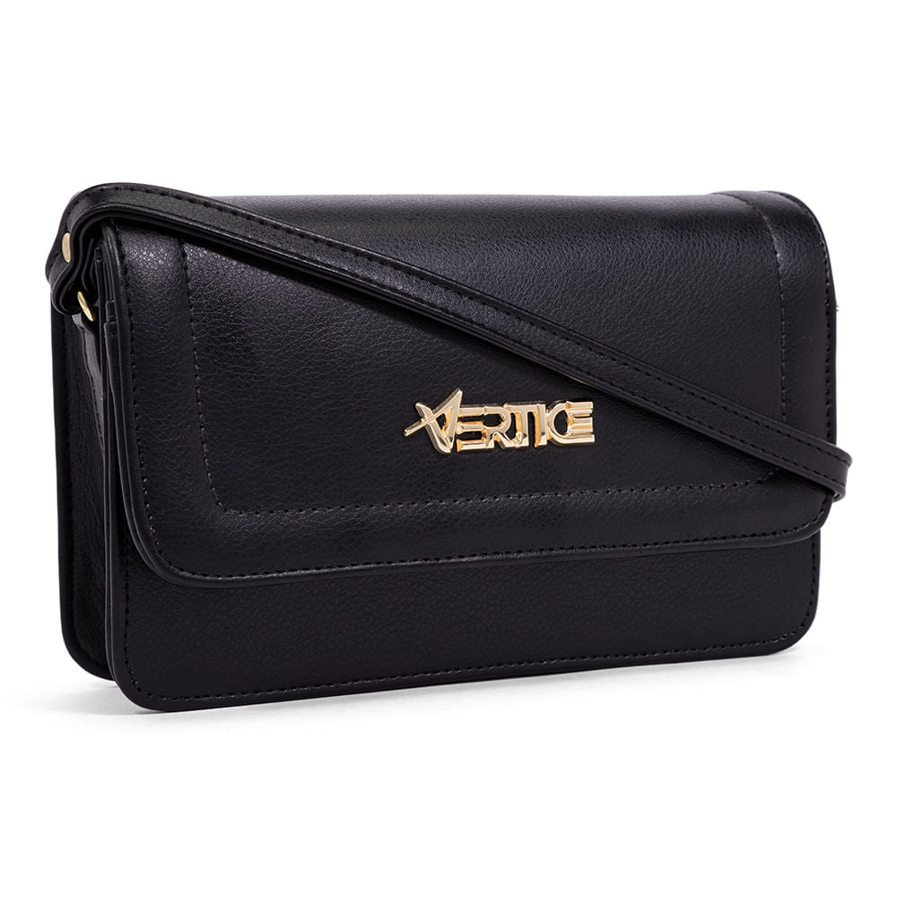 Bolsa Transversal Cartões Preto