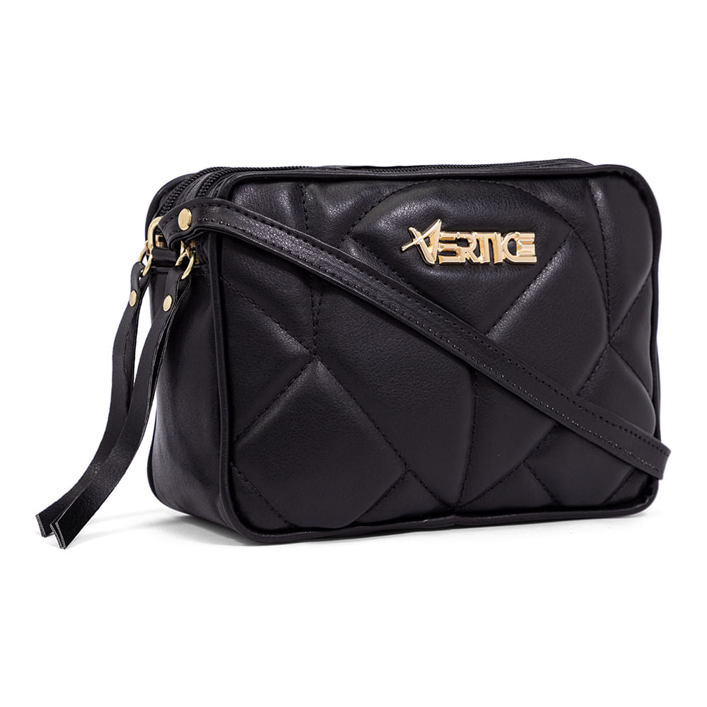Bolsa Metelassê Soft com Divisórias Preto