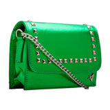 Bolsa Transversal Alça Corrente Verde