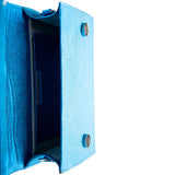 Bolsa Carteira Alça Corrente Azul
