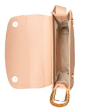 Bolsa Crossbody Fivela Amendoa