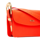 Bolsa Crossbody Fivela Laranja